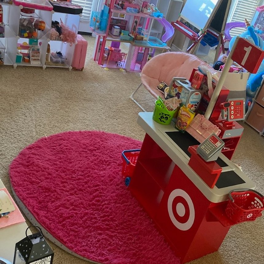 Children's playroom before and after a full reset — after